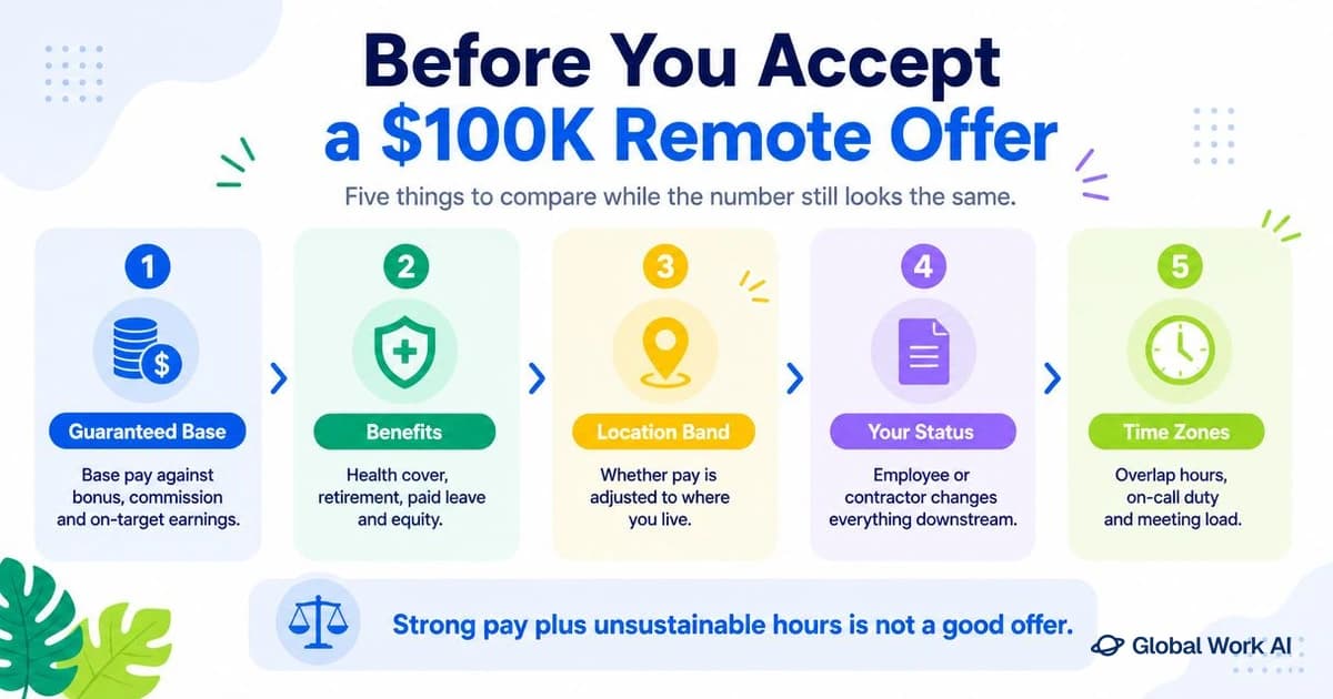 How to compare a remote job offer